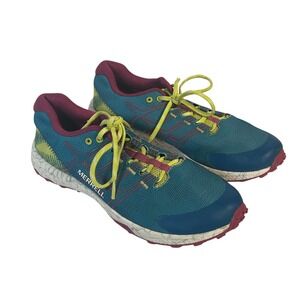 Merrell MTL Skyfire Trail Running Shoes Teal Lime Berry Womens 7